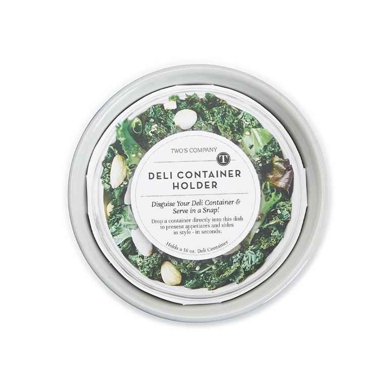 16 oz. Porcelain Chinoiserie Deli Container Holder