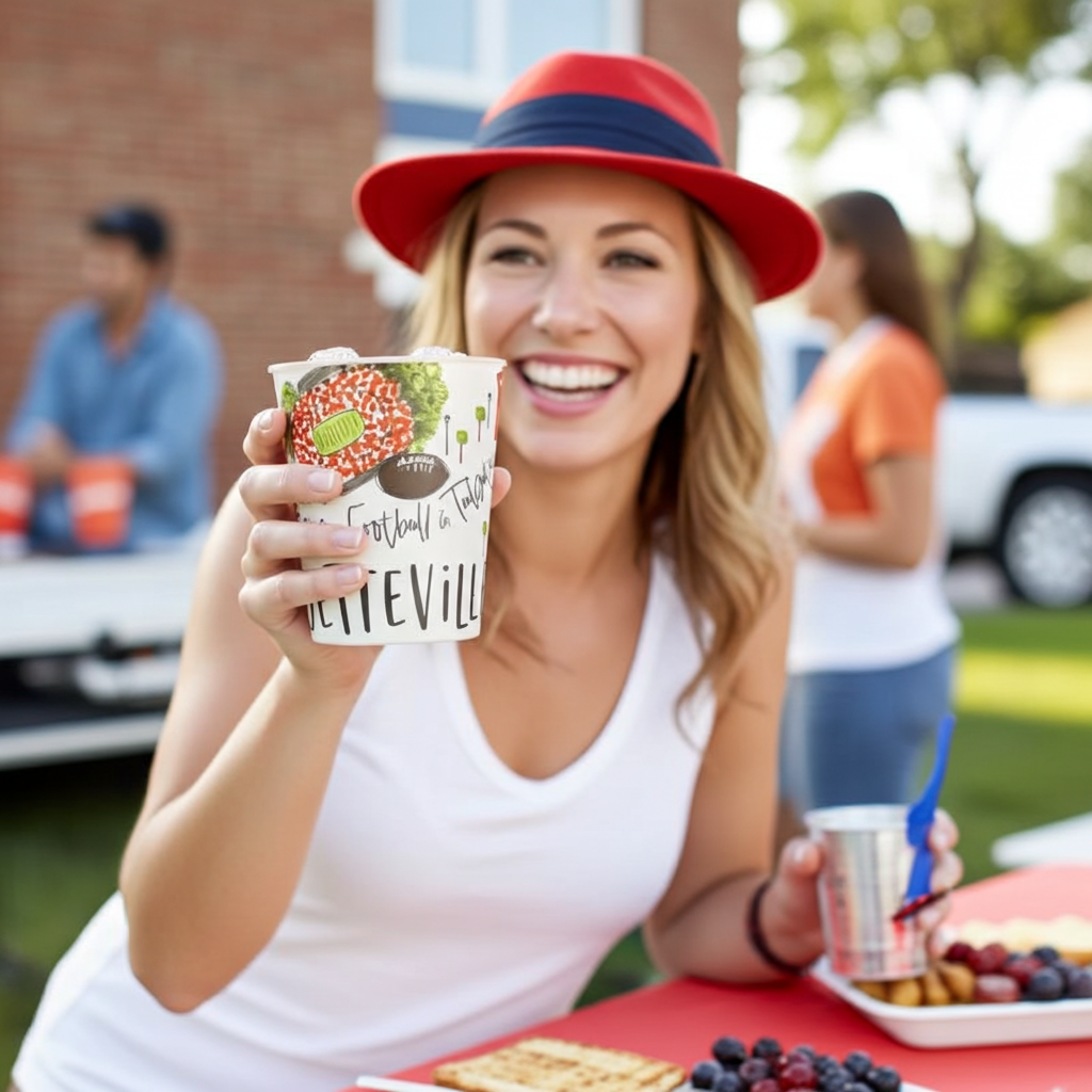 Reusable Stadium Cups - Fayetteville - Sorelle Gifts