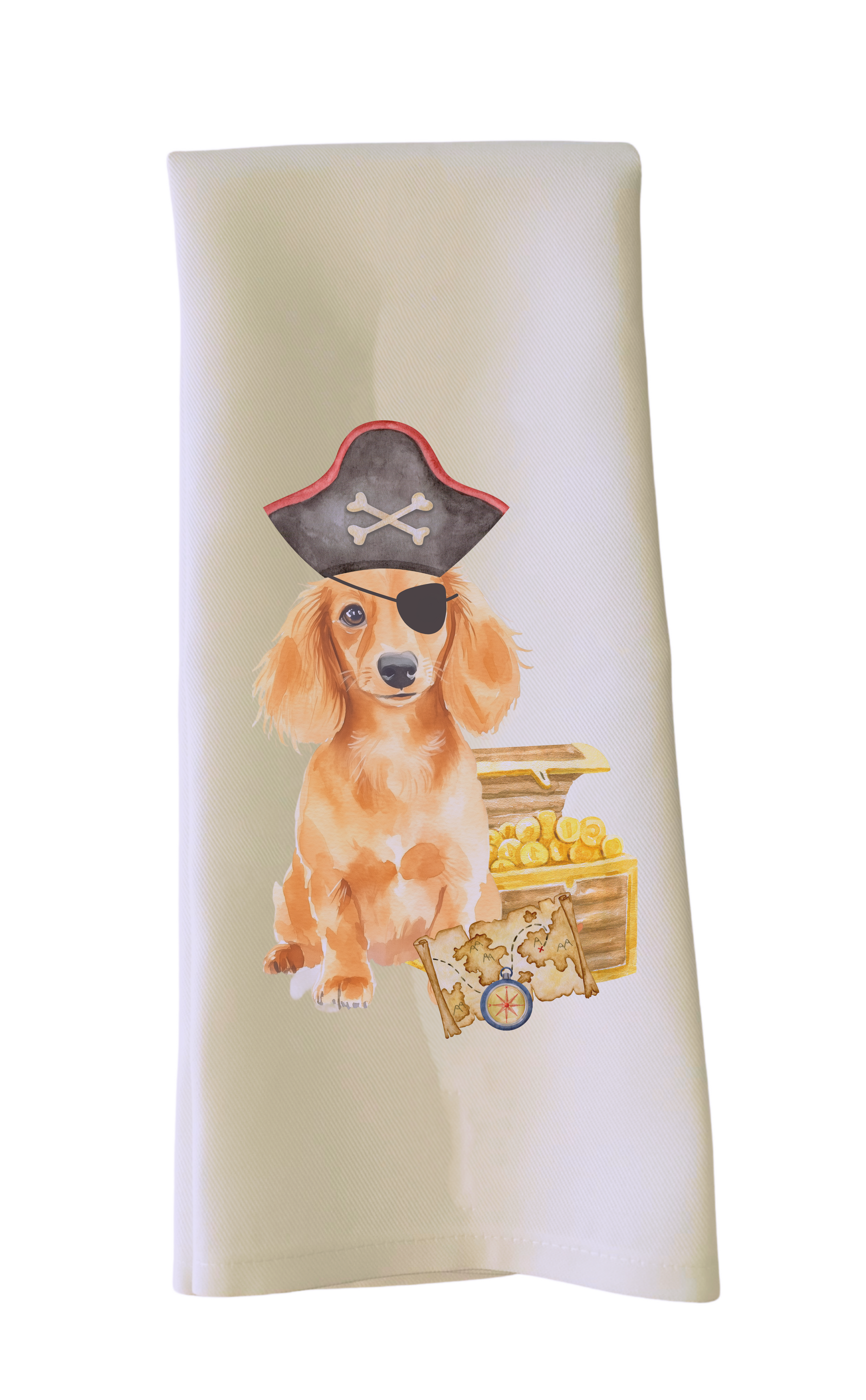 Peter the Pirate Dachshund Tea Towel - Sorelle Gifts