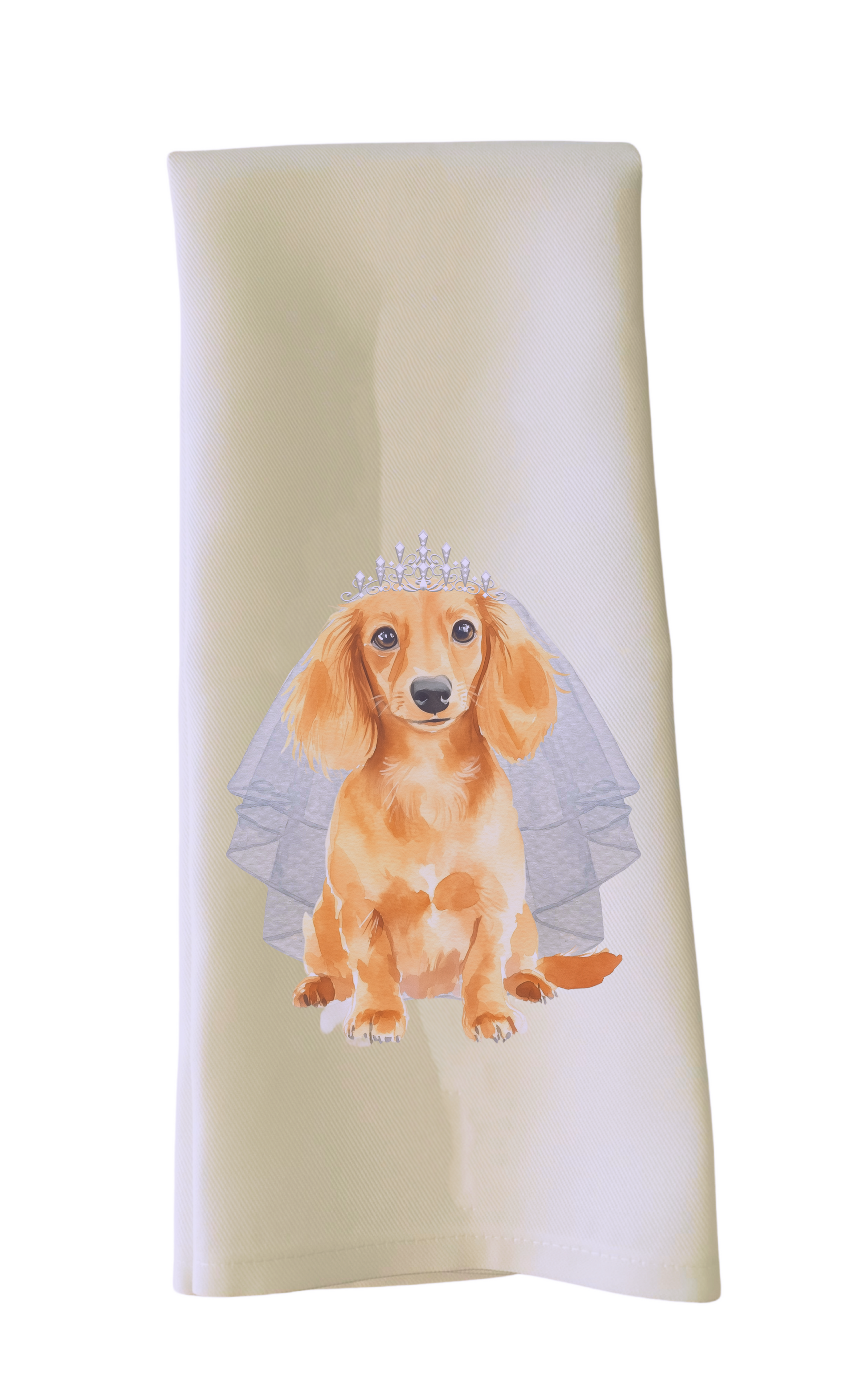 Bettye the Bride Dachshund Tea Towel - Sorelle Gifts