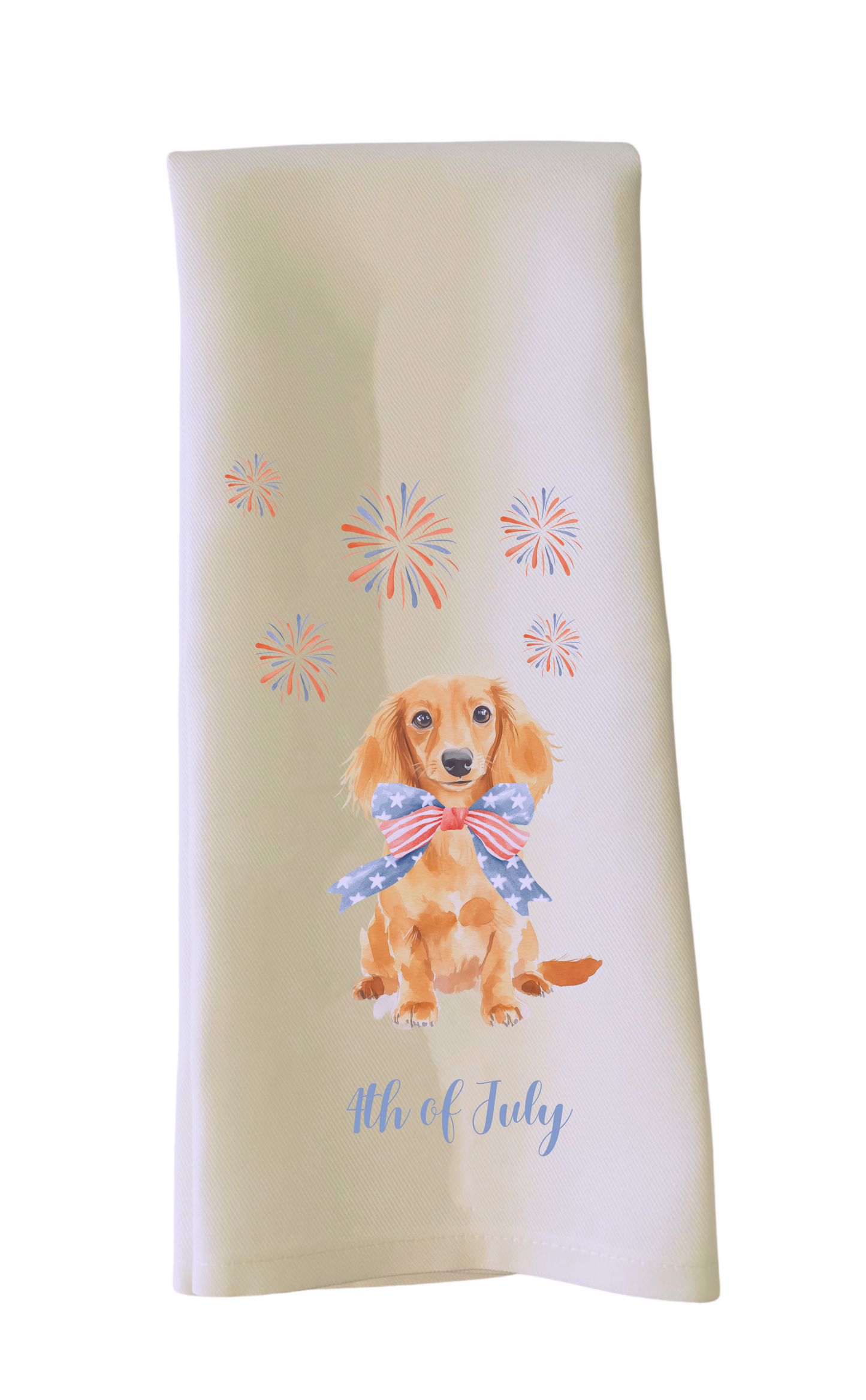 4th of July Dachshund Tea Towel - Sorelle Gifts