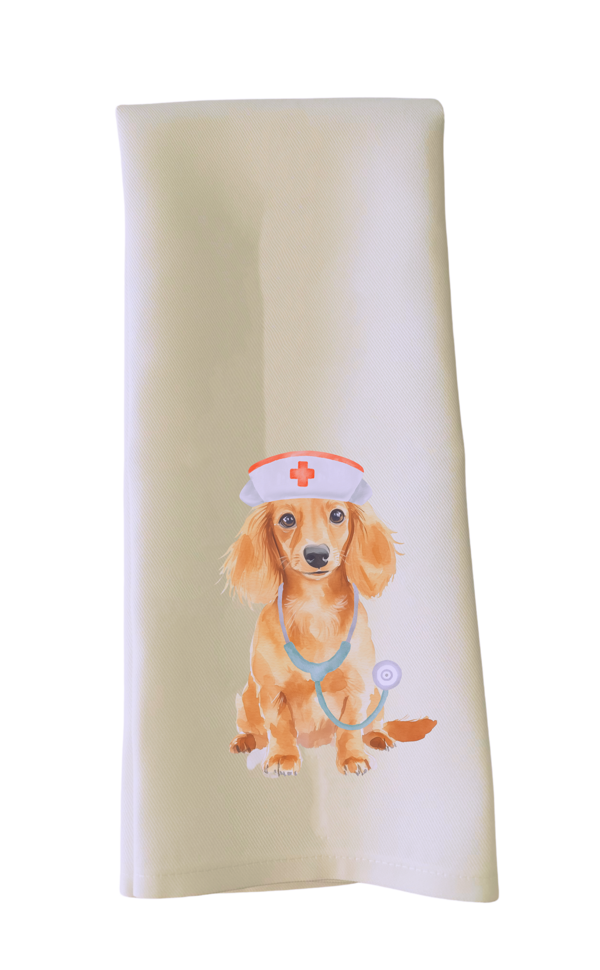 Nancy the Nurse Dachshund Tea Towel - Sorelle Gifts