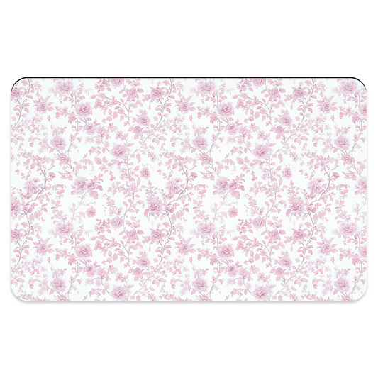 Toile Treasures: Tailored for Tails Pet Mat - Pink - Sorelle Gifts