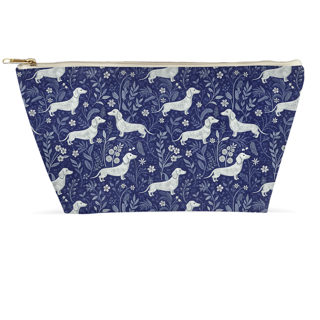 Dachshund Dreams Zippered Makeup Bag - Sorelle Gifts