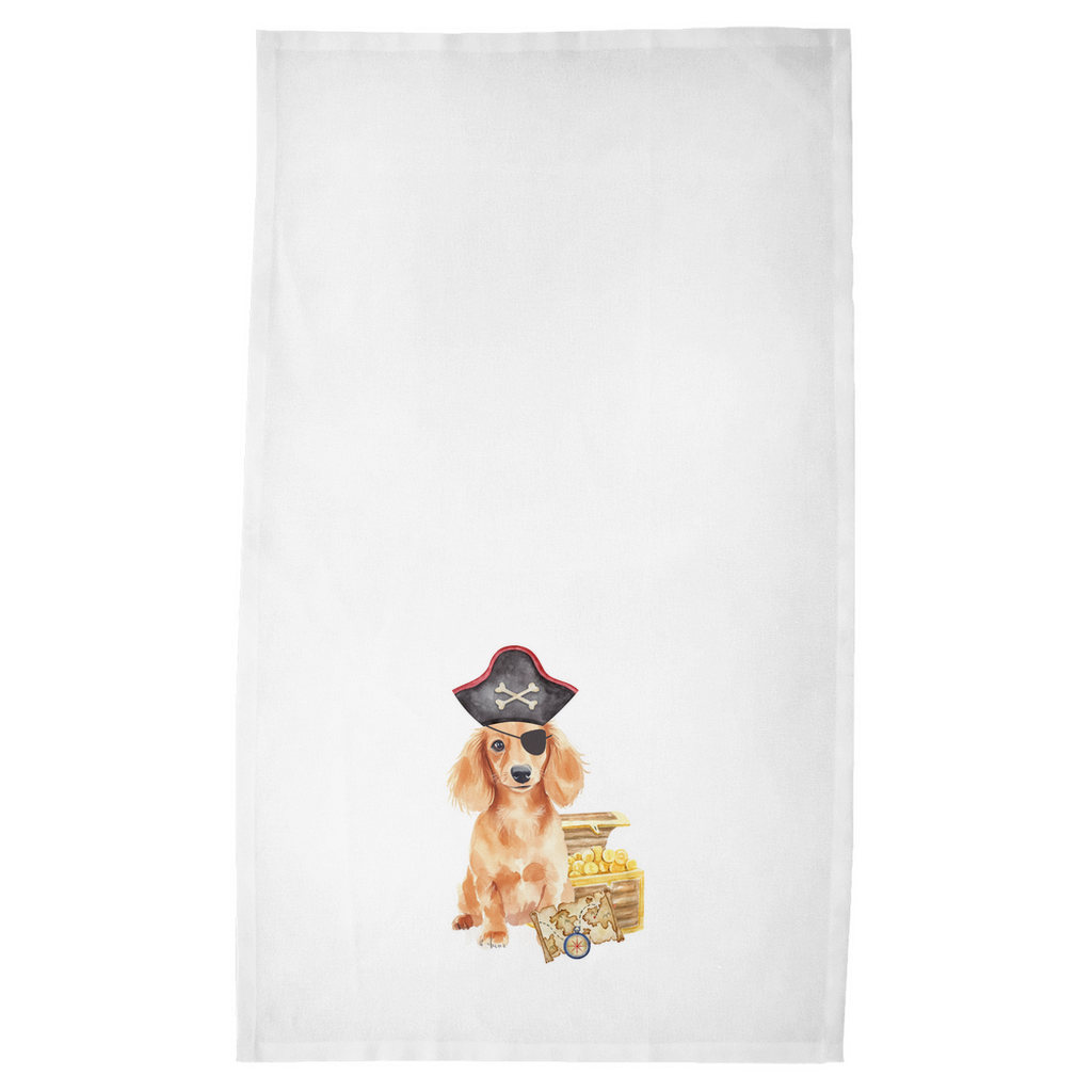 Peter the Pirate Dachshund Tea Towel - Sorelle Gifts