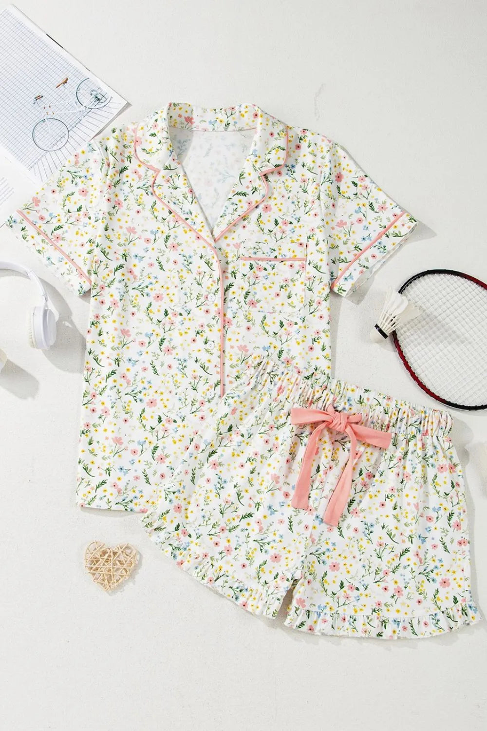 Playful Petals Pajama Set - Sorelle Gifts