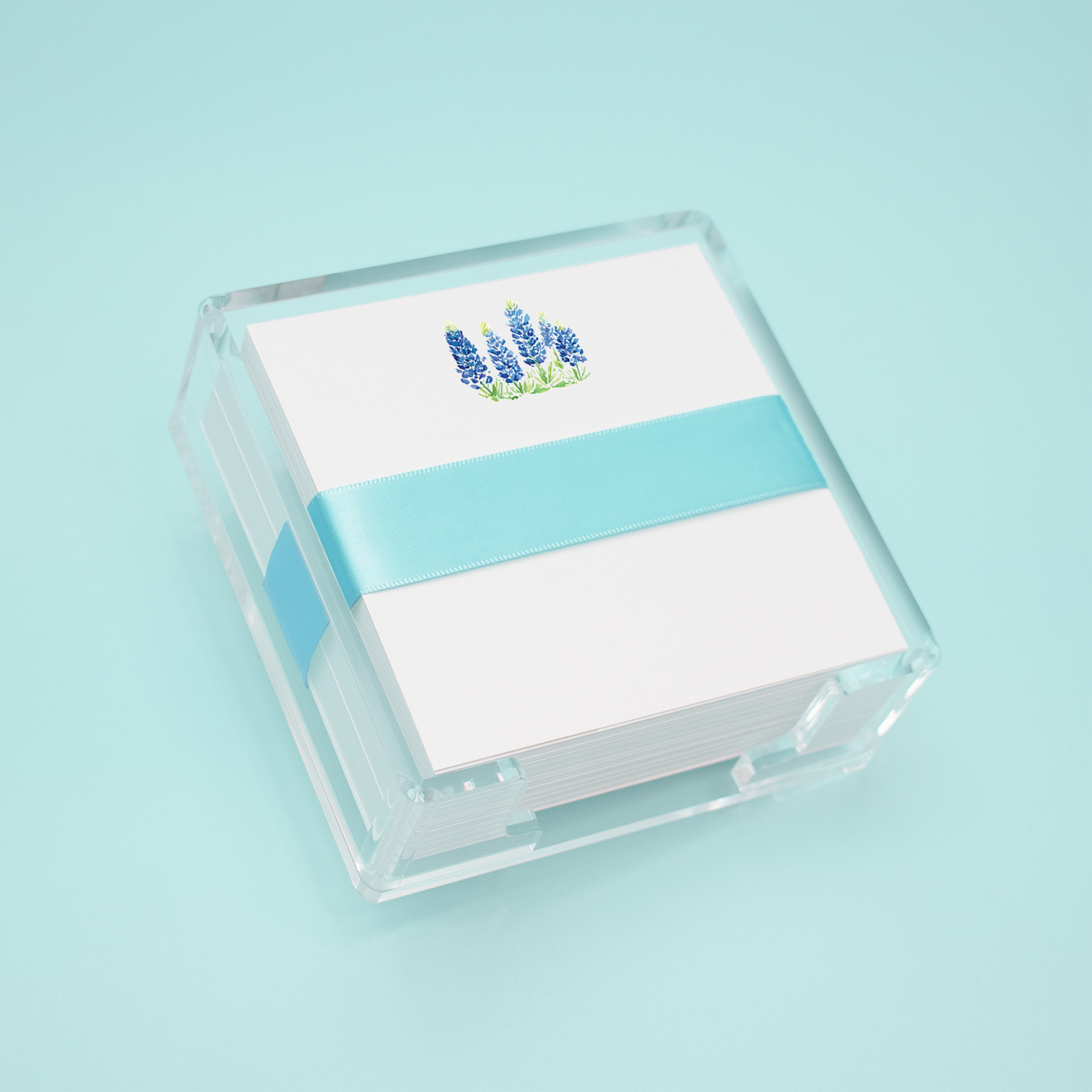 Bluebonnets Field Square Desk Set