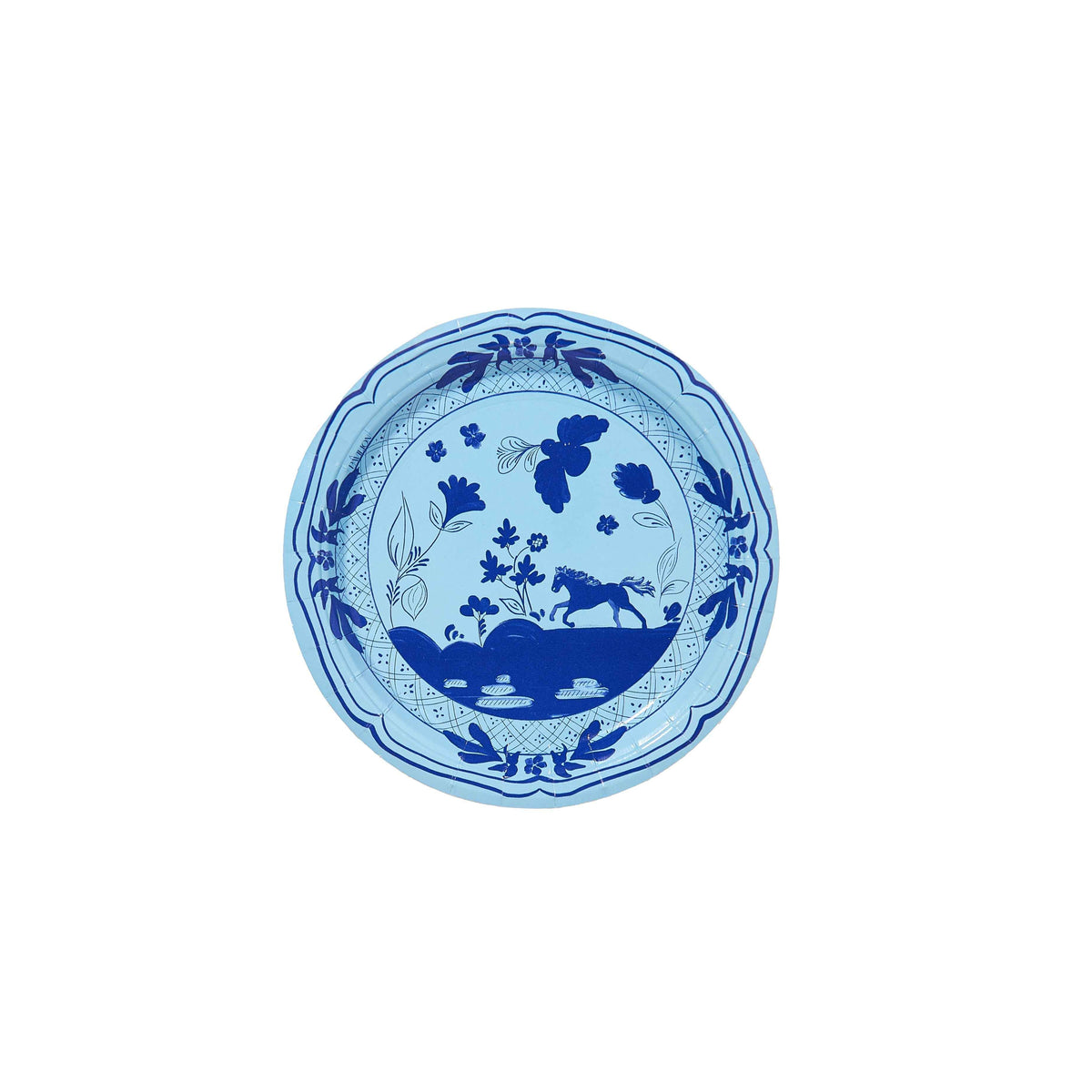 Paine's Dallas Pony Red and Blue Dessert Collegiate Paper Plates - 50 Pack