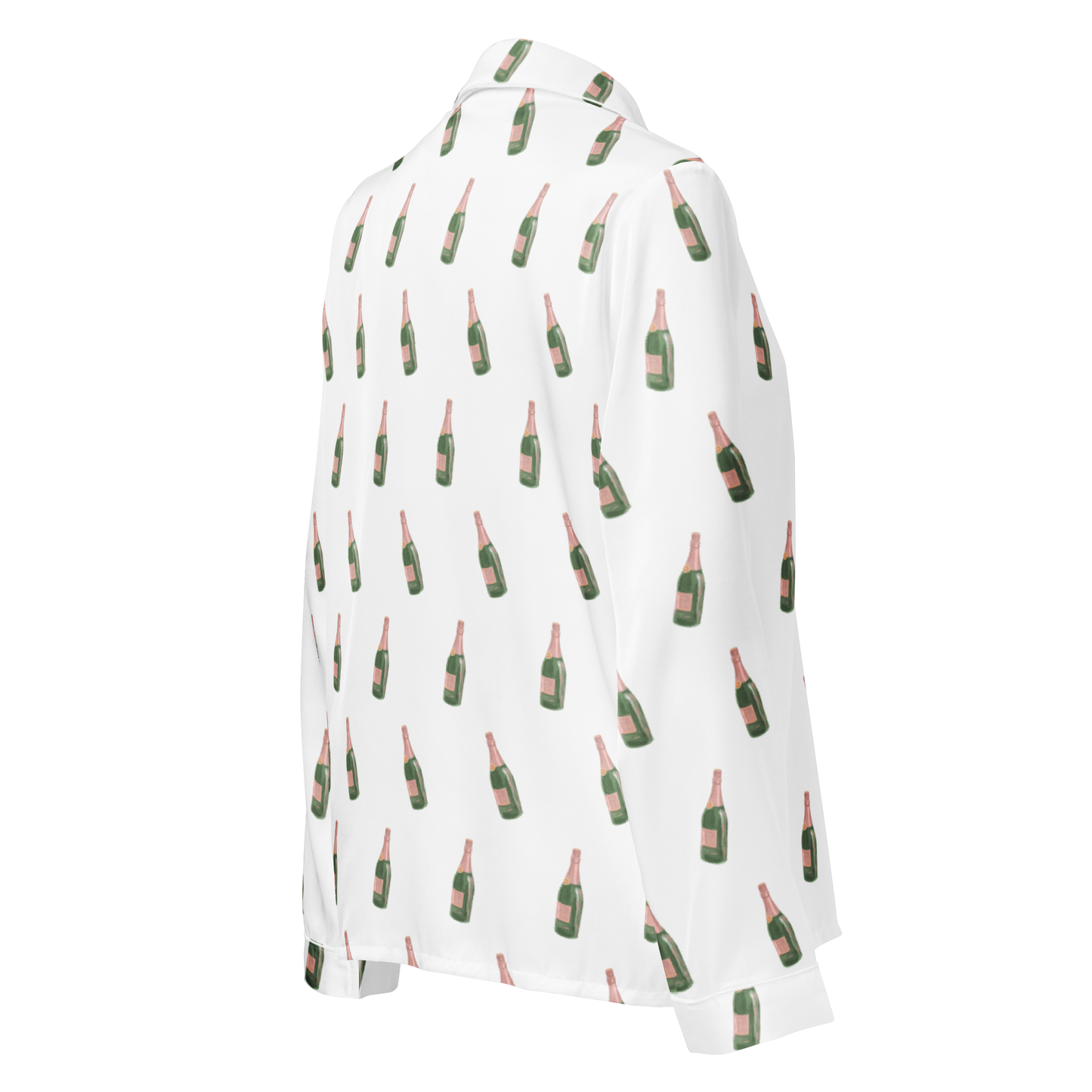 Bubbly Bliss Champagne Long Sleeve Pajama Top