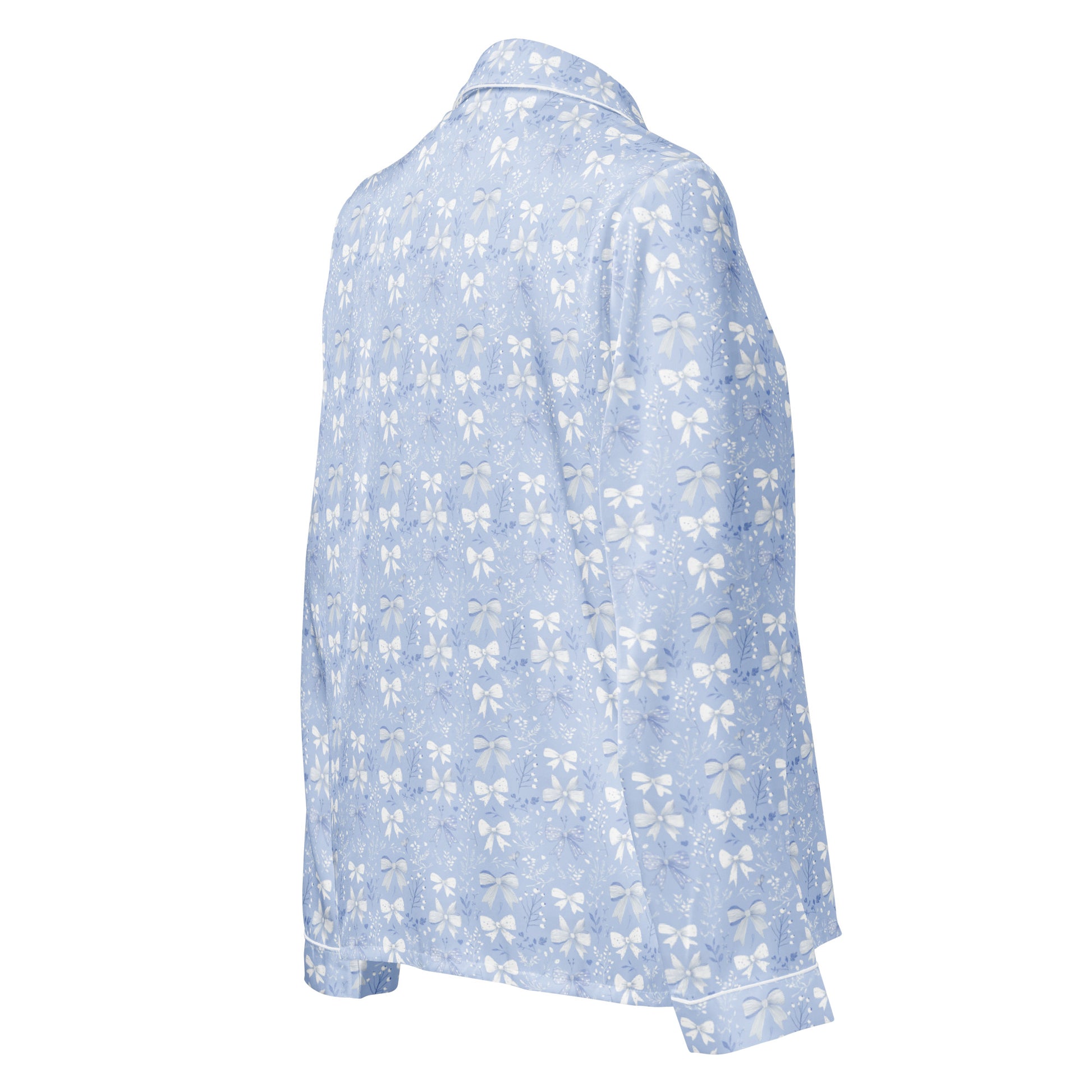 Bedtime Bows Long Sleeve Pajama Top - Sorelle Gifts