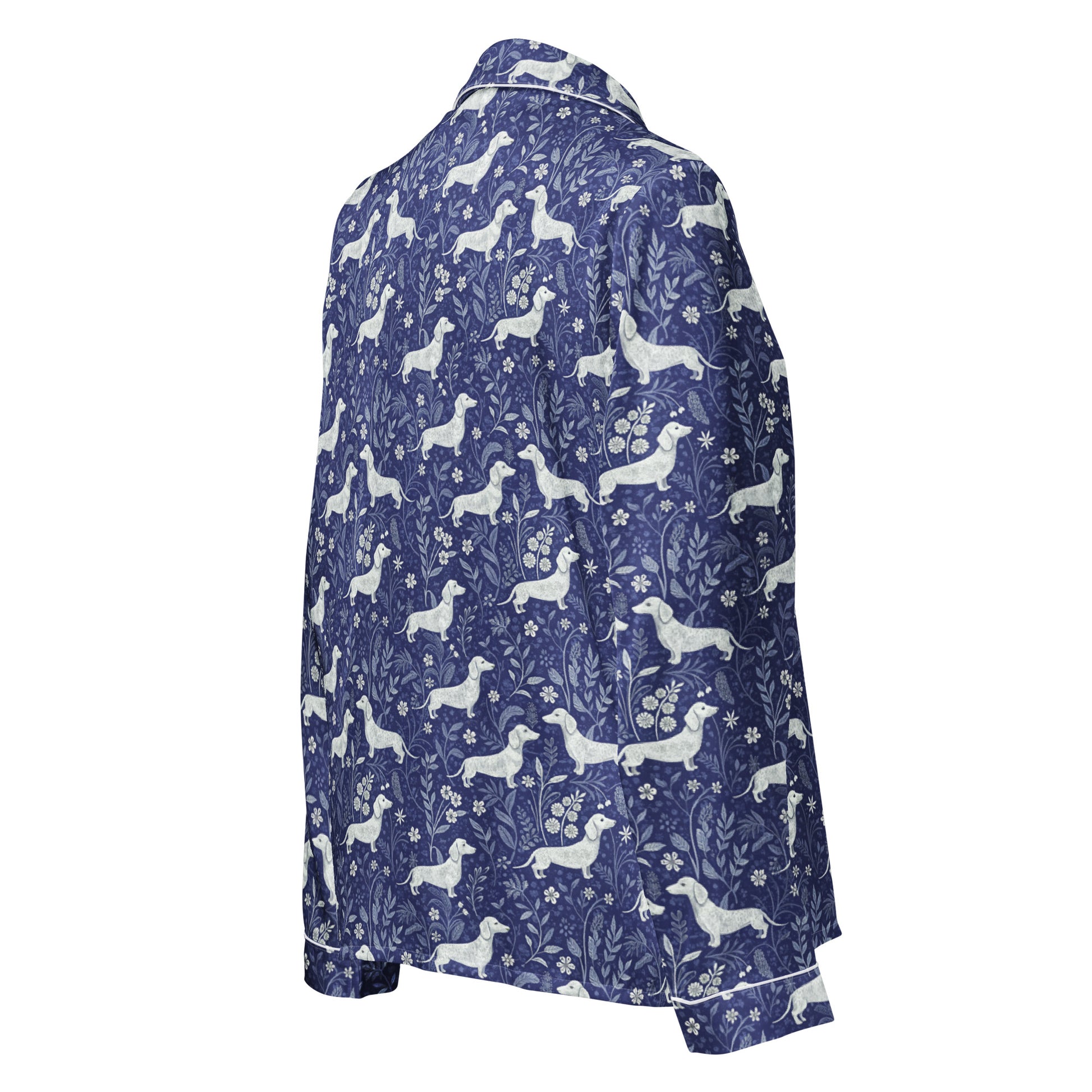 Dachshund Dreams Long Sleeve Pajama Top - Sorelle Gifts