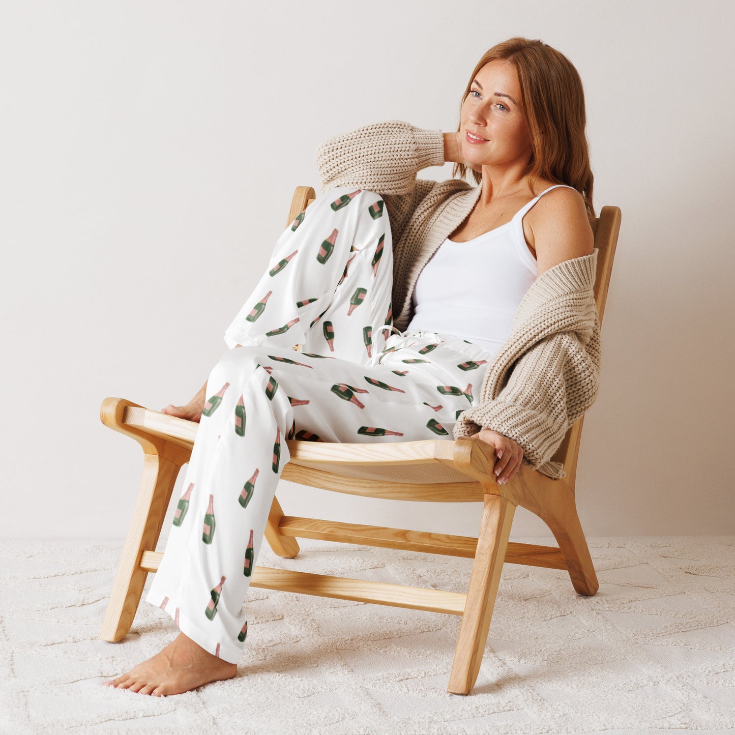 Bubbly Bliss Champagne Pajama Pants