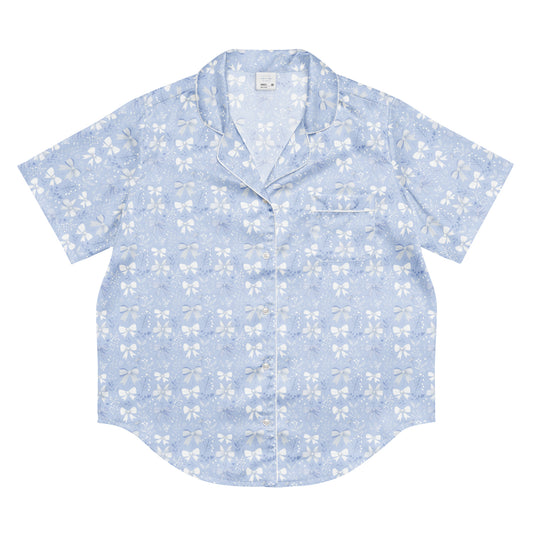Bedtime Bows Short Sleeve Pajama Top - Sorelle Gifts