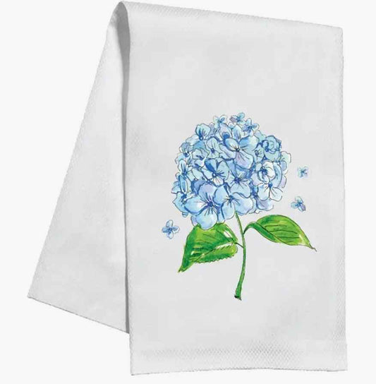 Blue Hydrangea Kitchen / Tea Towel