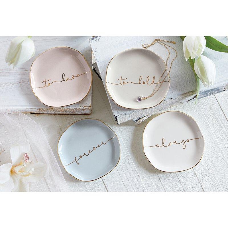 Ceramic Trinket Dish - Always - Sorelle Gifts