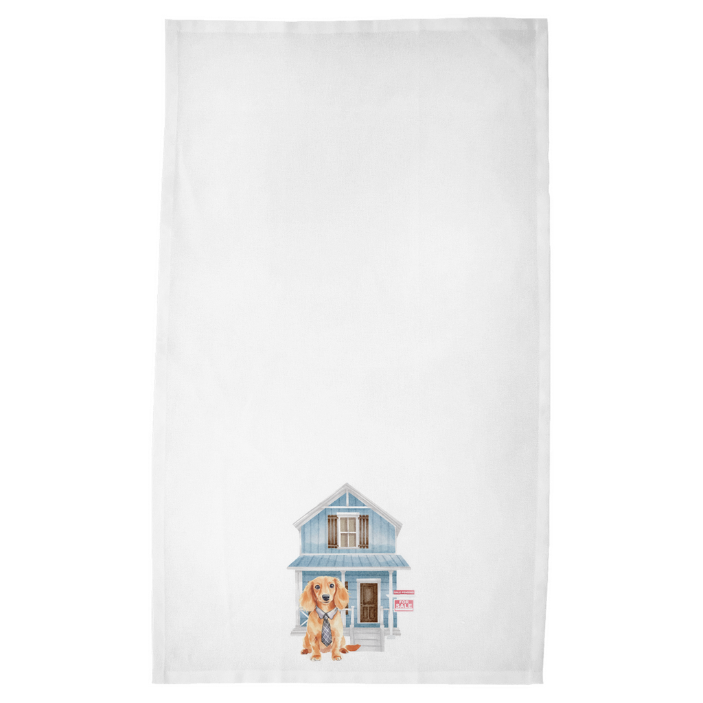 Randy the Realtor Dachshund Tea Towel - Sorelle Gifts
