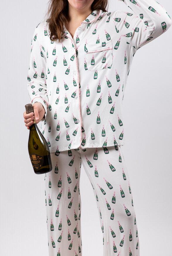 Sip Sip Hooray Champagne Pajama Shorts Set – Frill Seekers Gifts