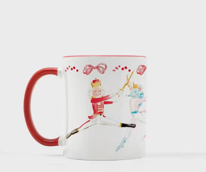 Classic Nutcracker Watercolor Mug - Sorelle Gifts