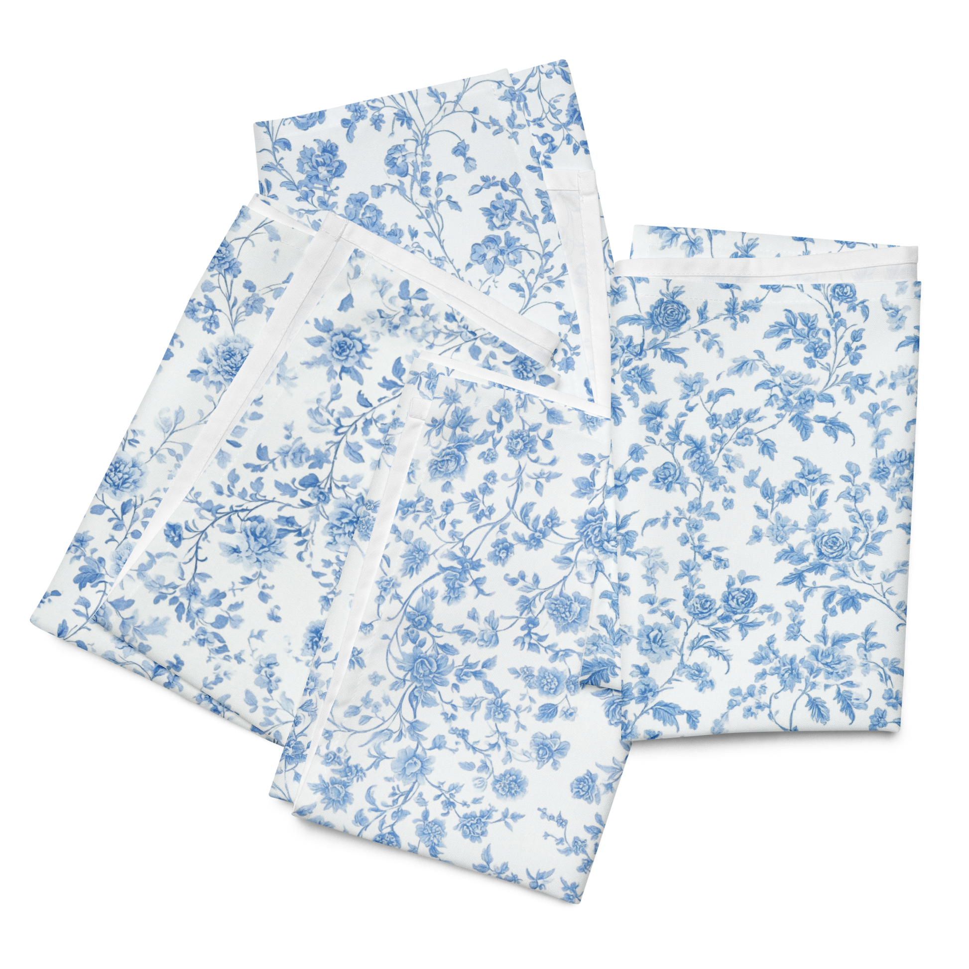 Heirloom Collection Blue Toile Cloth Napkin Set of Four - Sorelle Gifts
