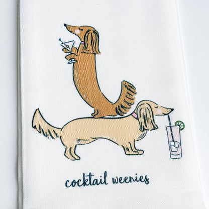 Cocktail Weenies Kitchen / Tea Towel - Sorelle Gifts