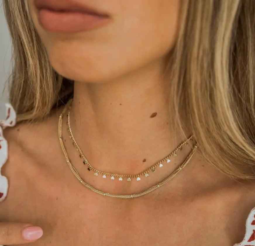 Corazones Heart Choker Necklace for Stylish Elegance