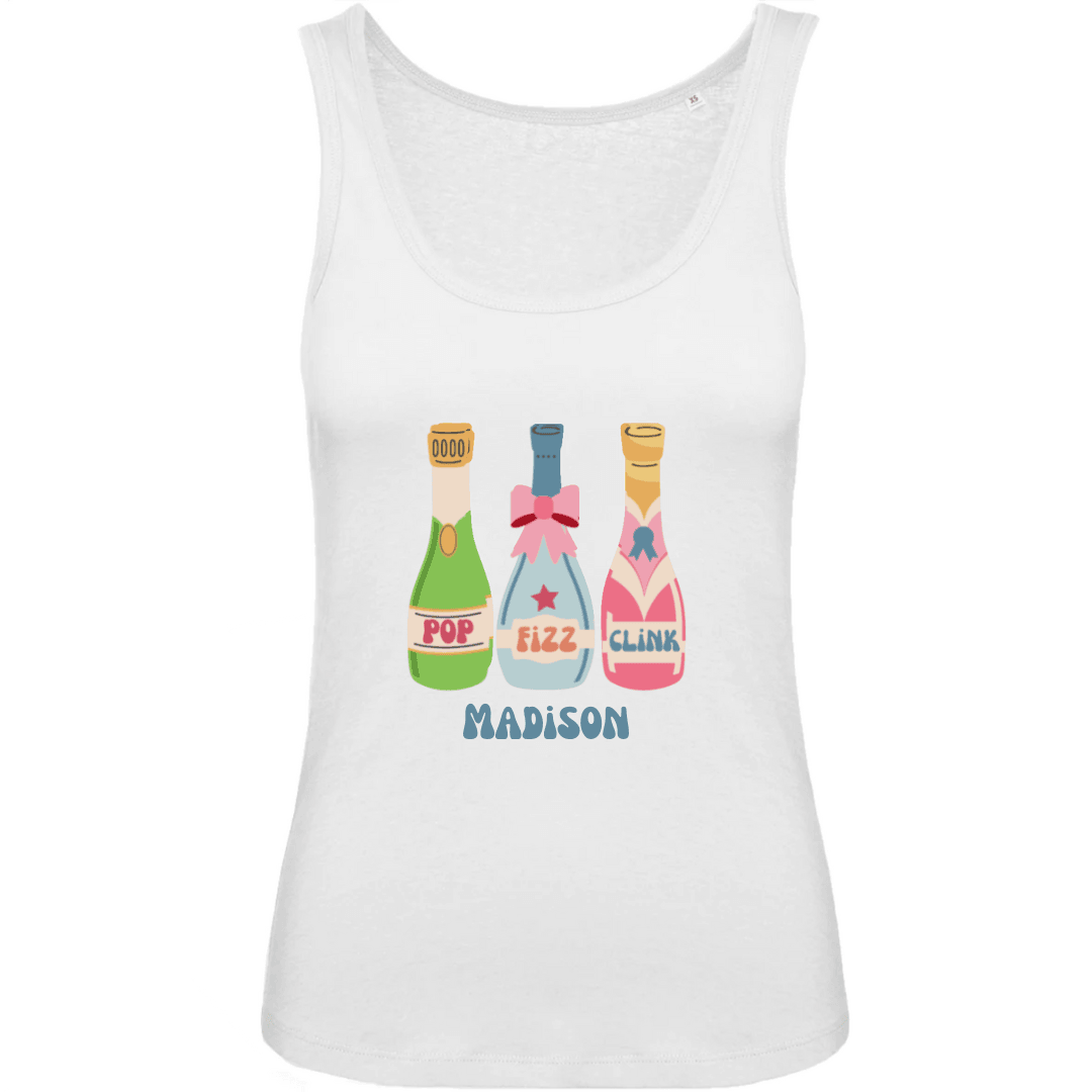 Customizable Pop Fizz Clink Women's Tank Top - Sorelle Gifts