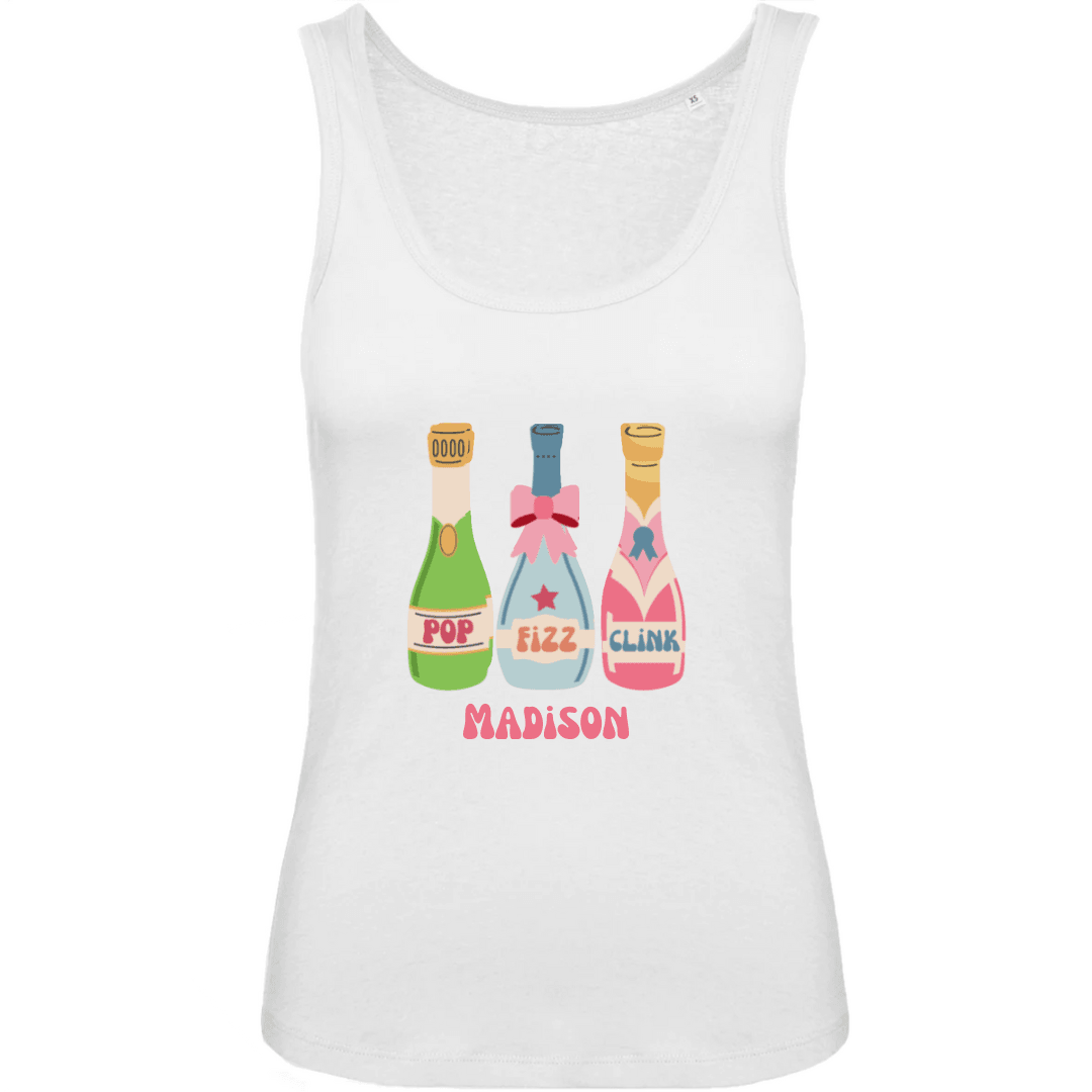 Customizable Pop Fizz Clink Women's Tank Top - Sorelle Gifts