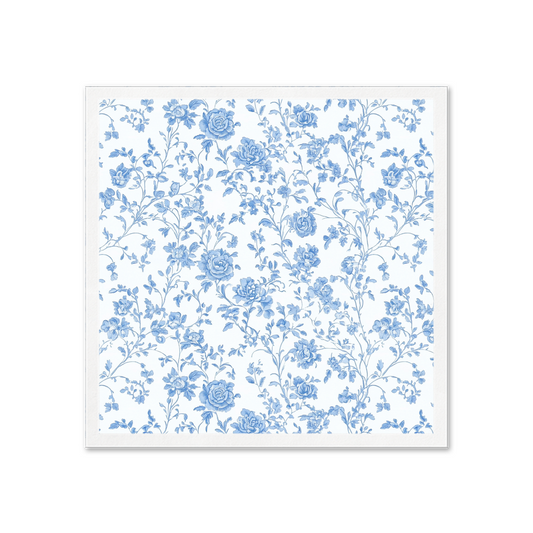 Heirloom Collection Blue Toile Paper Cocktail Napkins - Sorelle Gifts