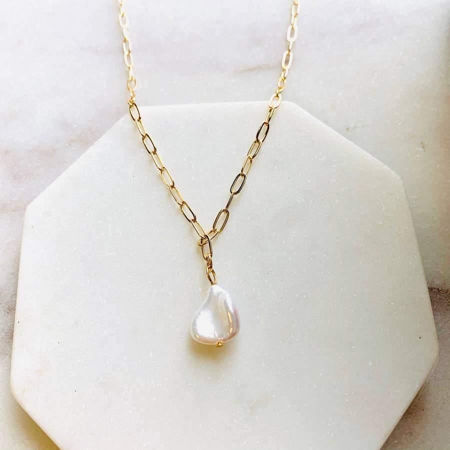 Fresh Water Pearl Pendant Necklace - Sorelle Gifts