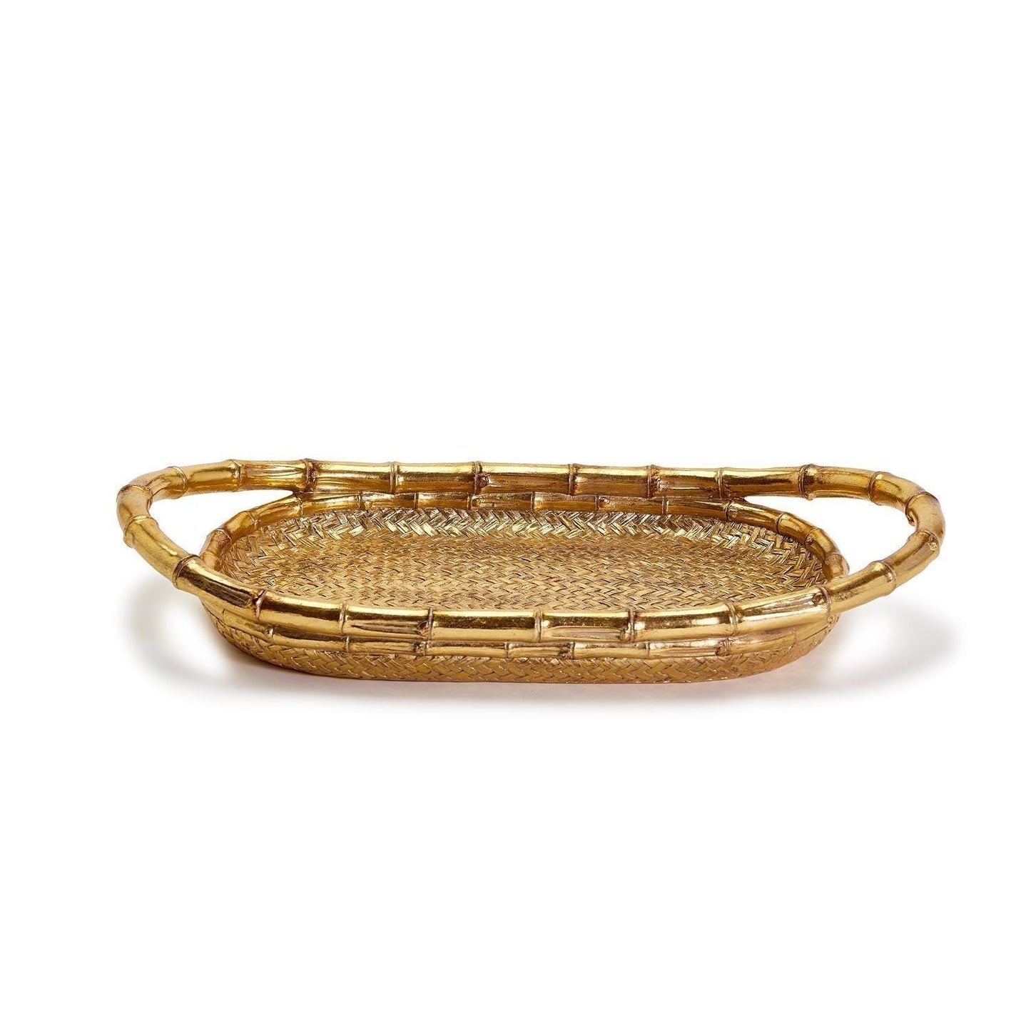 Gold Faux Bamboo All-Purpose Tray - Sorelle Gifts