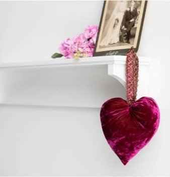 Handmade Velvet Hearts in Multiple Colors – Soft, Elegant Decor for Every Occasion