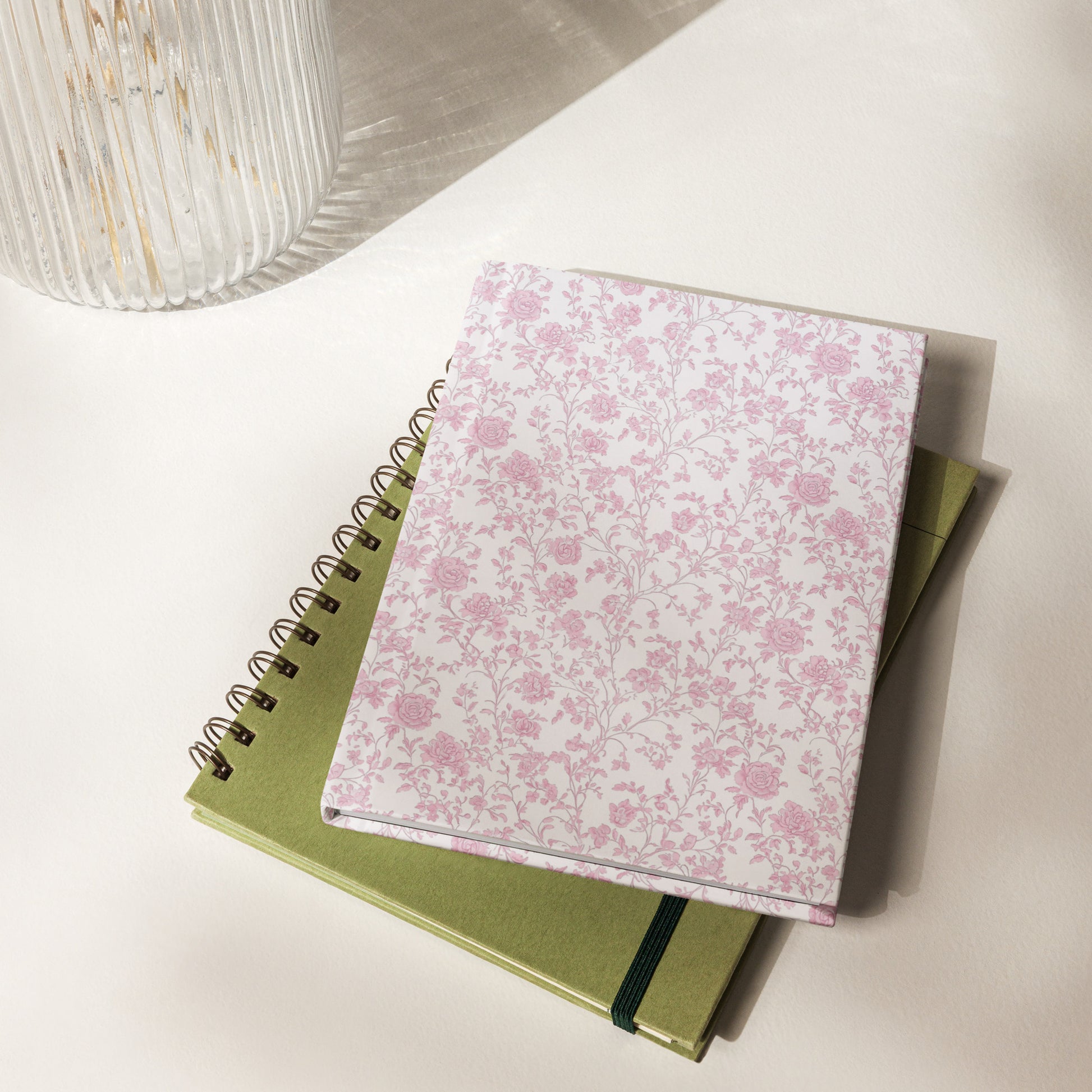 Heirloom Collection Pink Toile Hardcover Lined Journal - Sorelle Gifts