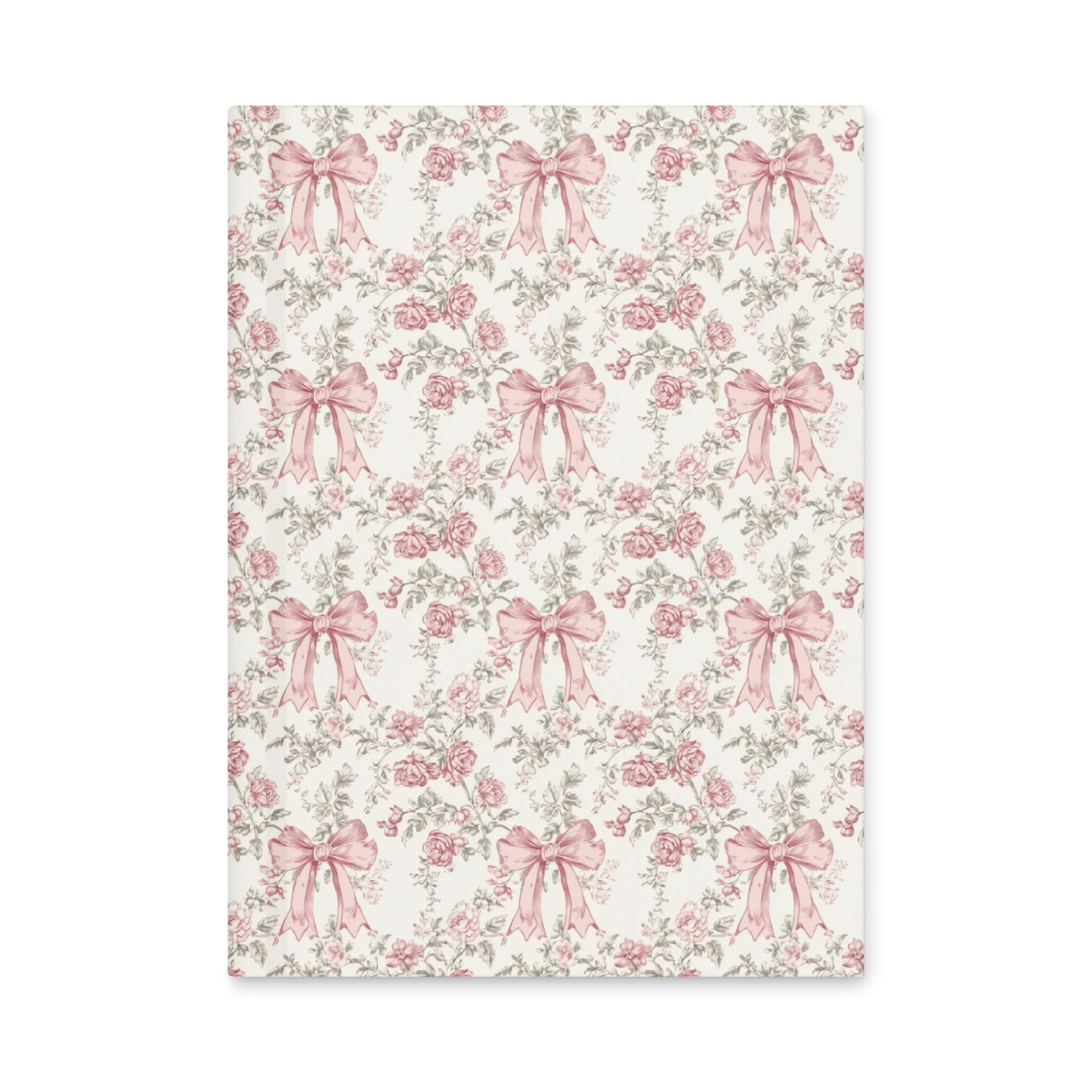 Bows & Blooms Personalized Hardcover Lined Journal - Sorelle Gifts