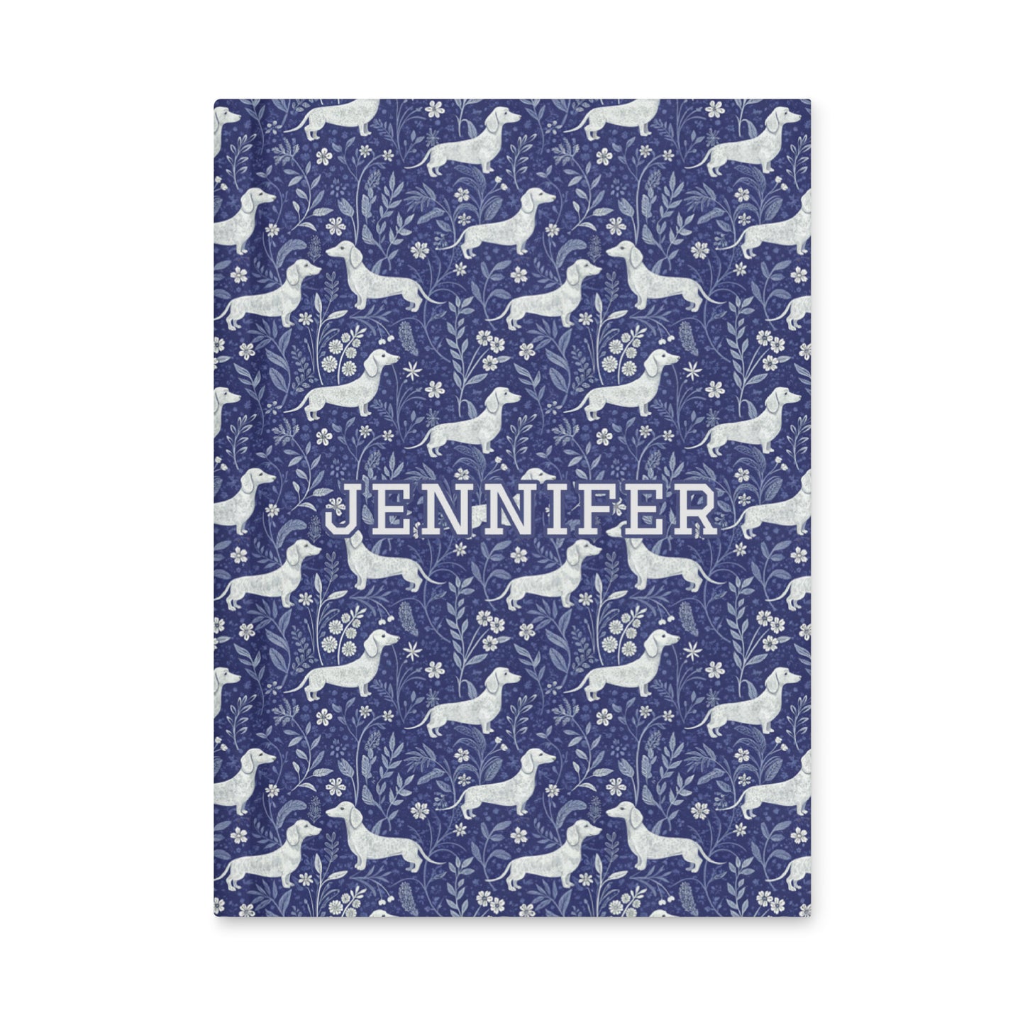 Dachshund Dreams Personalized Hardcover Lined Journal - Sorelle Gifts