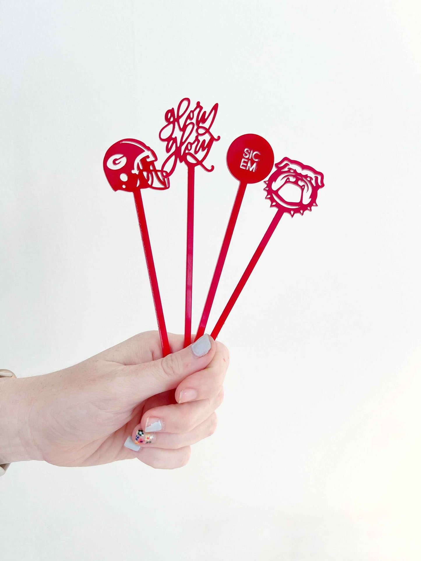 Georgia Bulldogs Stir Stick Set