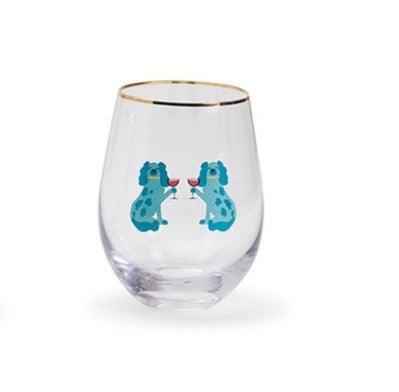 In Good Company Party Animal Stemless Wine Glass
