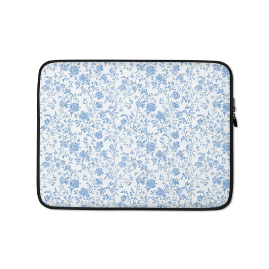 Heirloom Collection Blue Toile Laptop Sleeve - Sorelle Gifts