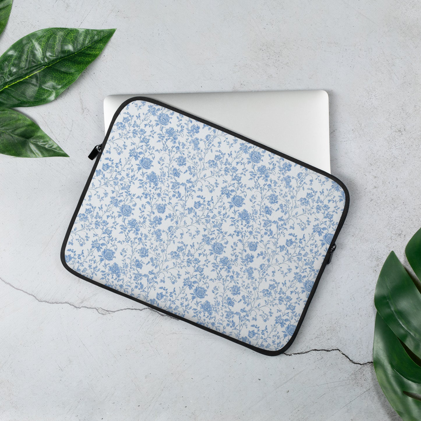 Heirloom Collection Blue Toile Laptop Sleeve