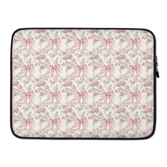 Bows & Blooms Laptop Sleeve - Sorelle Gifts