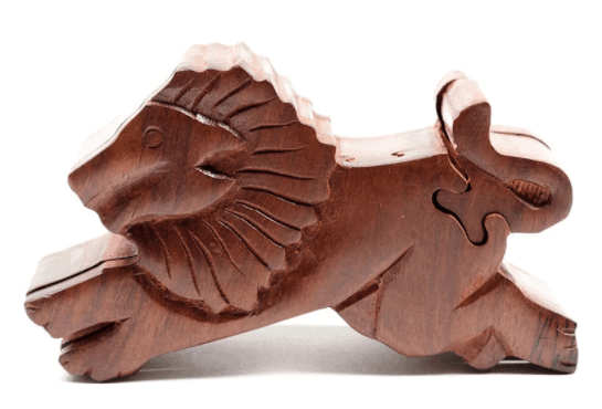 Lion Puzzle Box - Sorelle Gifts