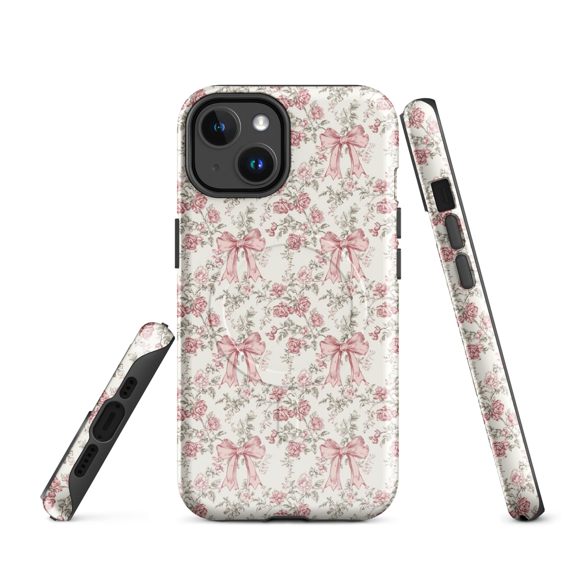 Bows & Blooms MagSafe® tough case for iPhone® - Sorelle Gifts
