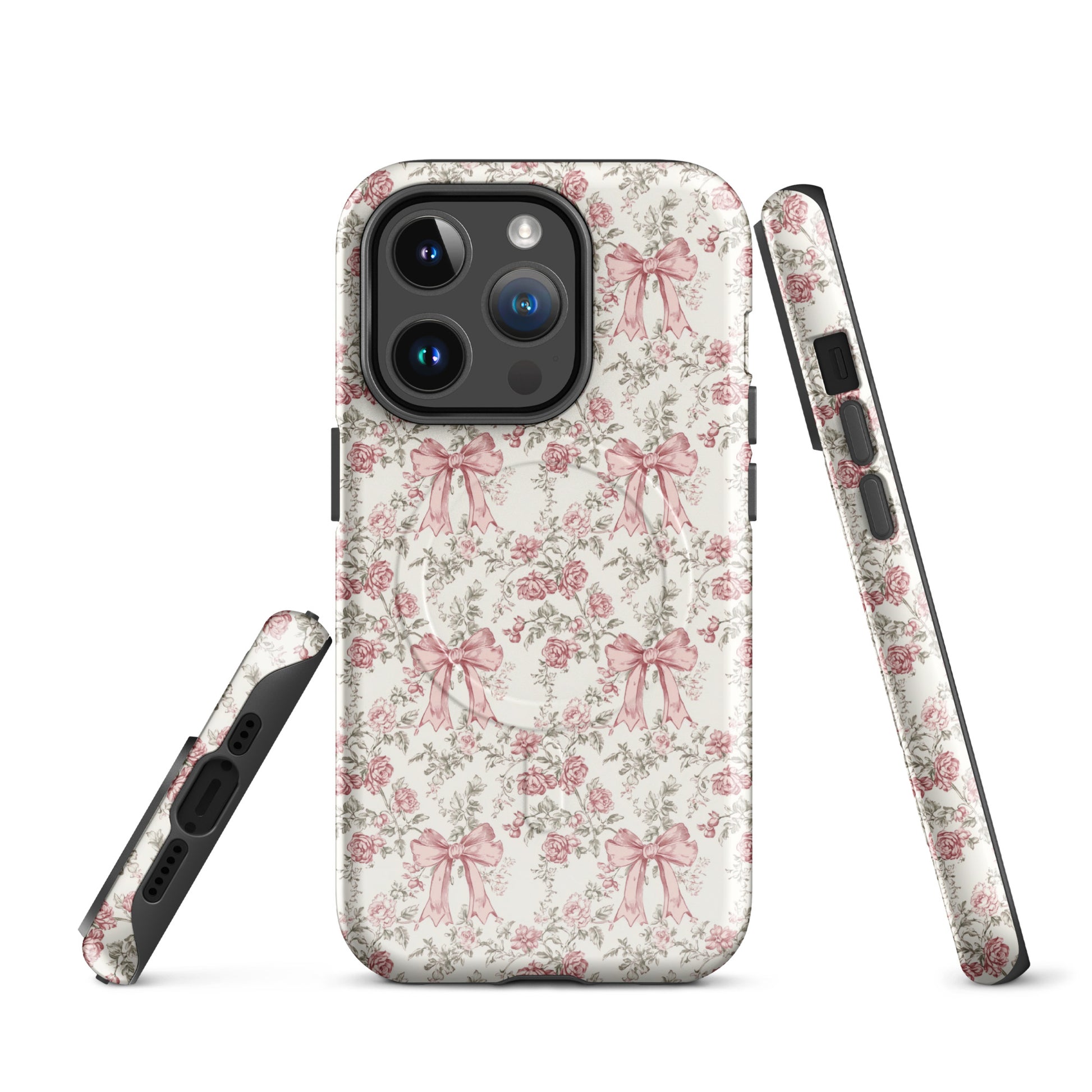 Bows & Blooms MagSafe® tough case for iPhone® - Sorelle Gifts