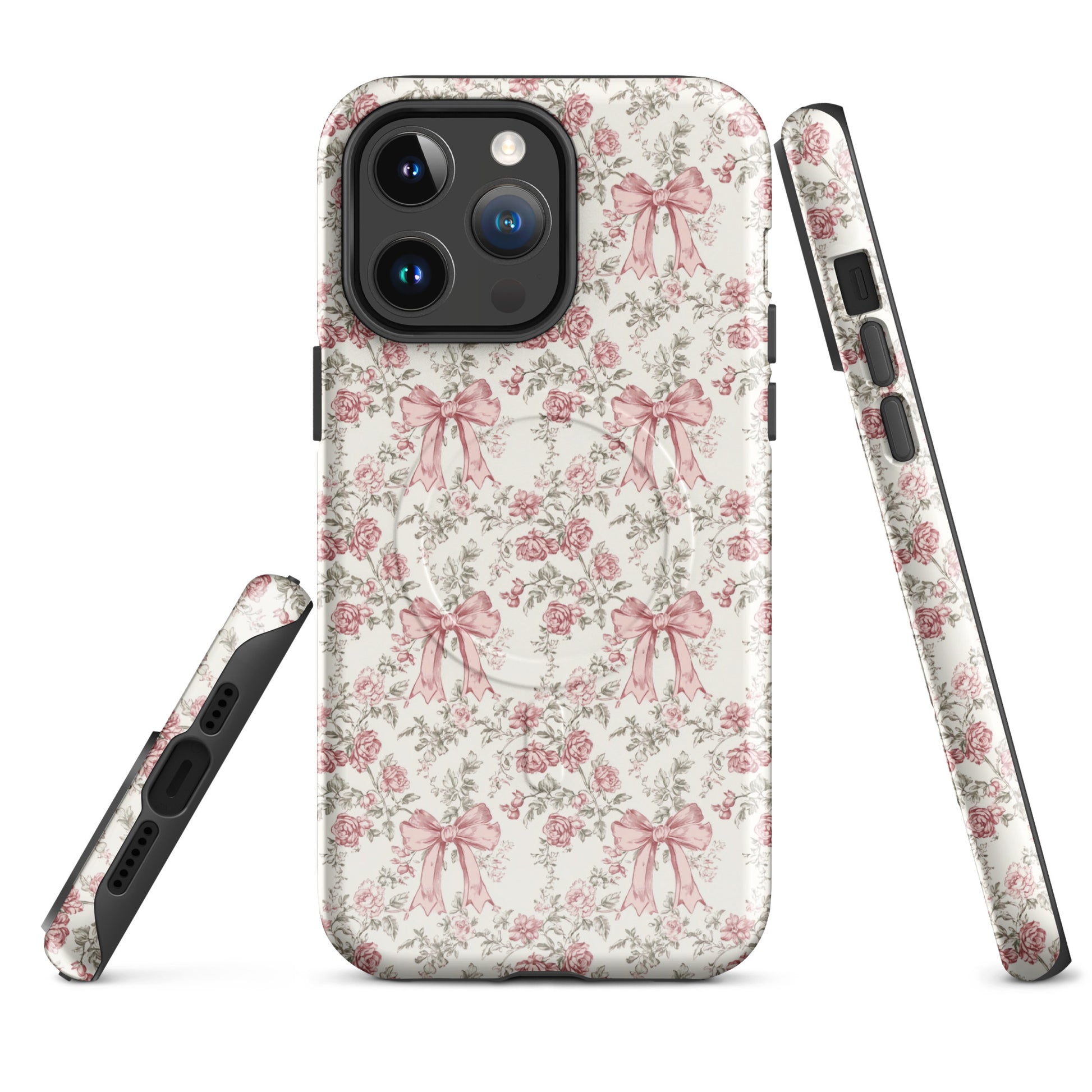 Bows & Blooms MagSafe® tough case for iPhone® - Sorelle Gifts