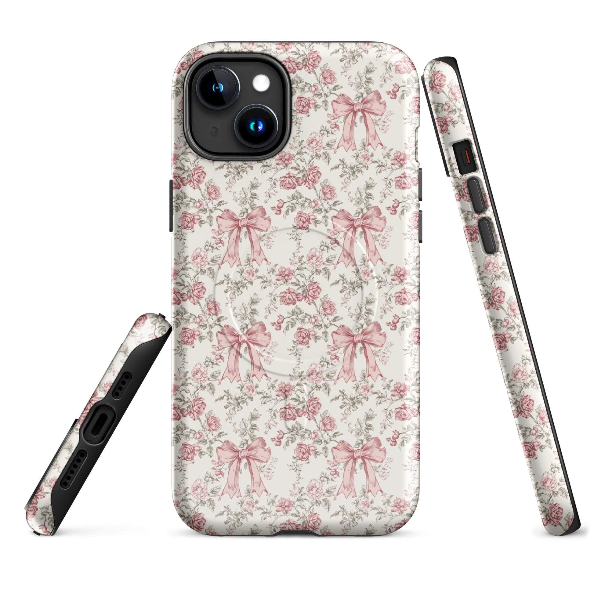 Bows & Blooms MagSafe® tough case for iPhone® - Sorelle Gifts