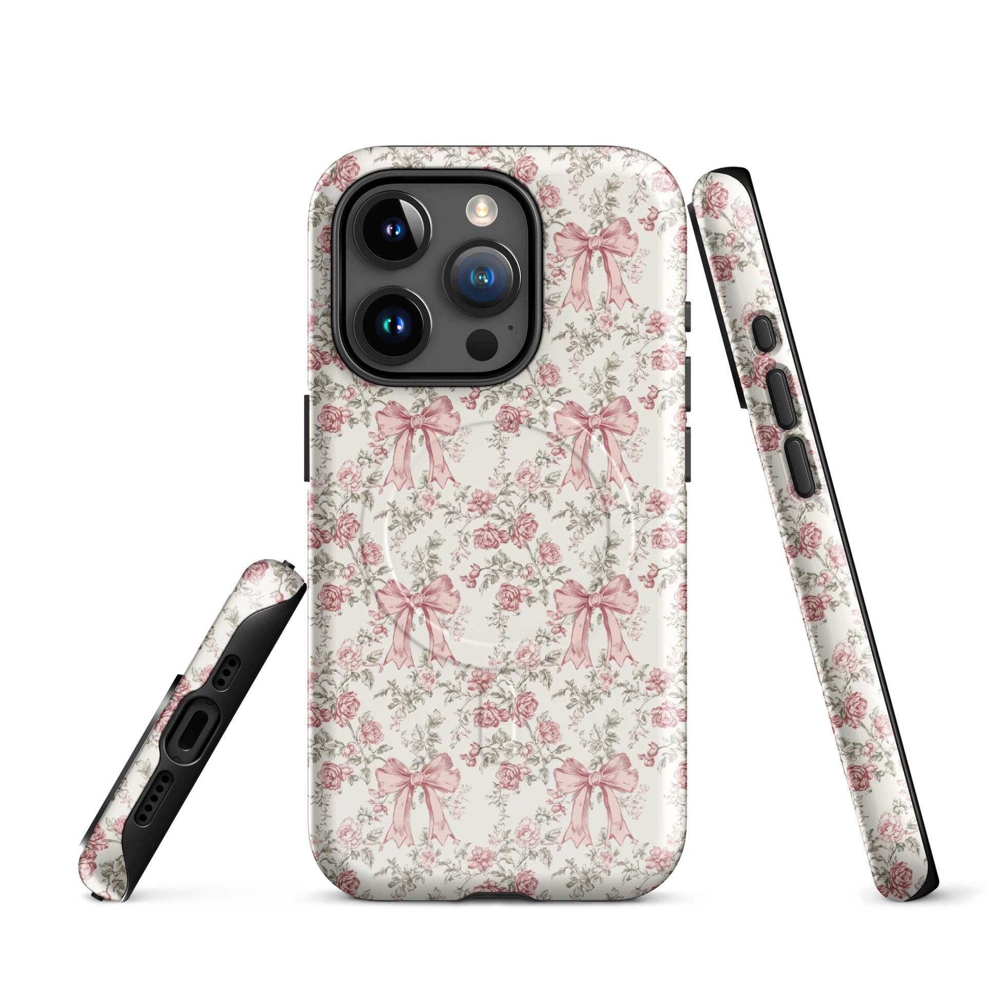 Bows & Blooms MagSafe® tough case for iPhone® - Sorelle Gifts