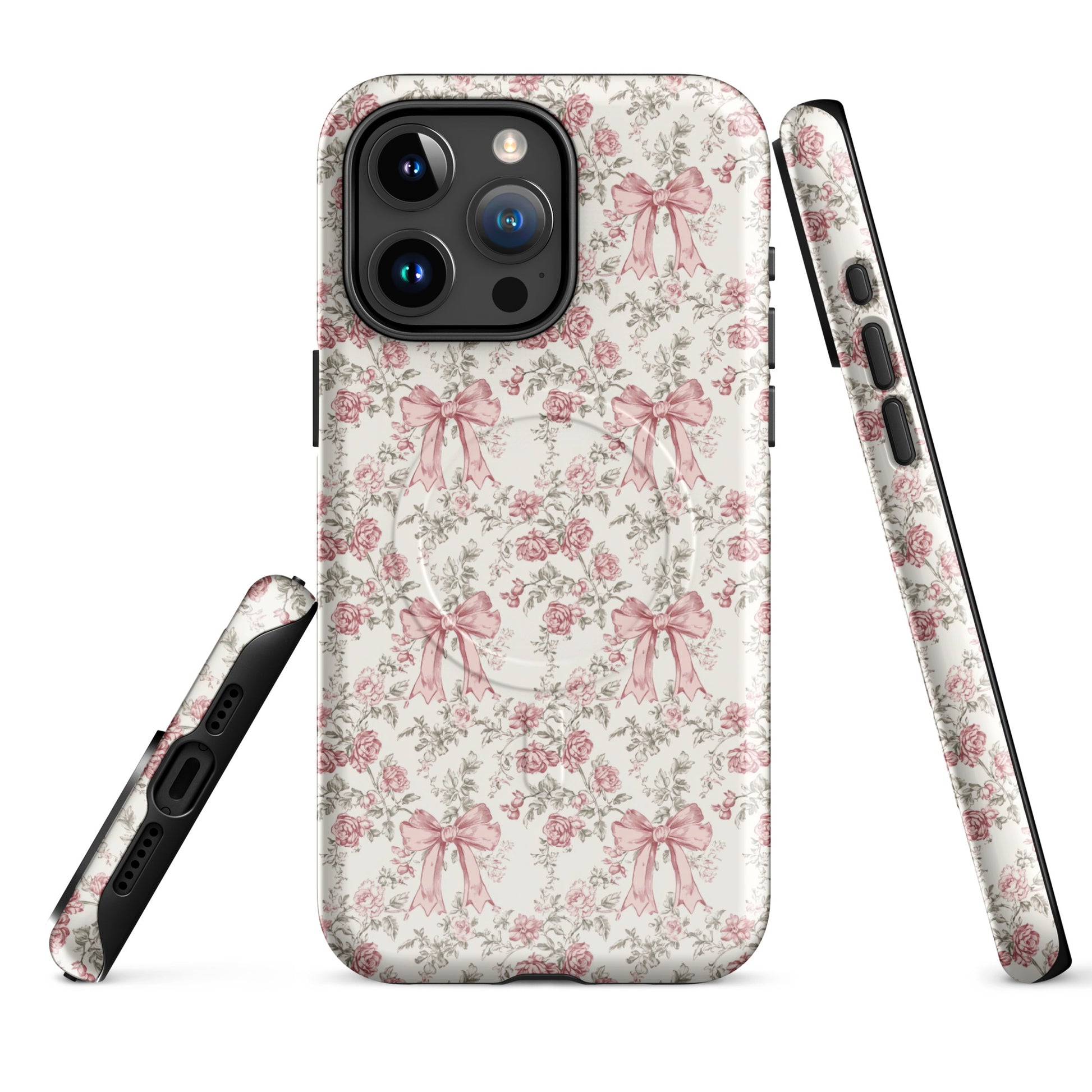 Bows & Blooms MagSafe® tough case for iPhone® - Sorelle Gifts