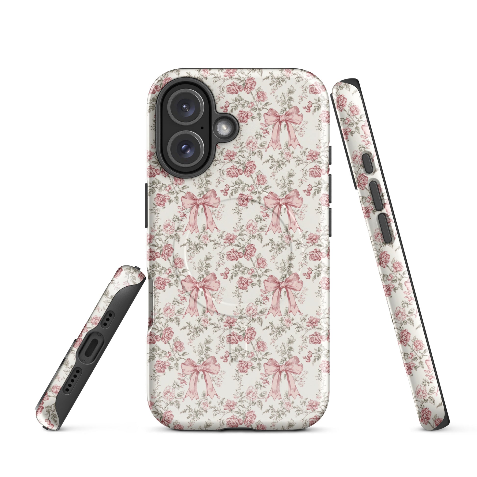 Bows & Blooms MagSafe® tough case for iPhone® - Sorelle Gifts