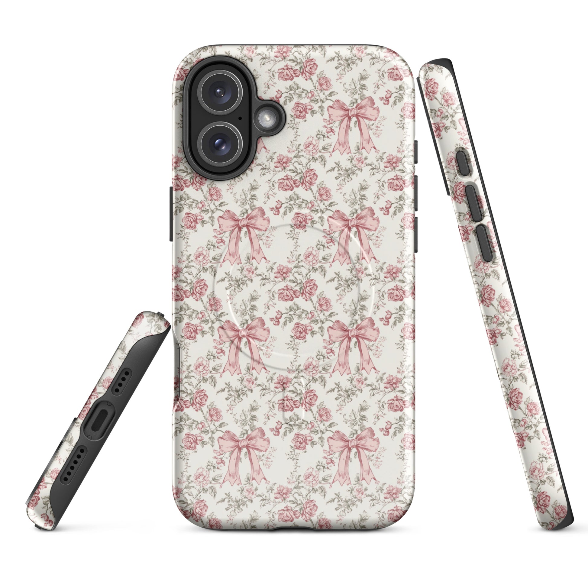 Bows & Blooms MagSafe® tough case for iPhone® - Sorelle Gifts