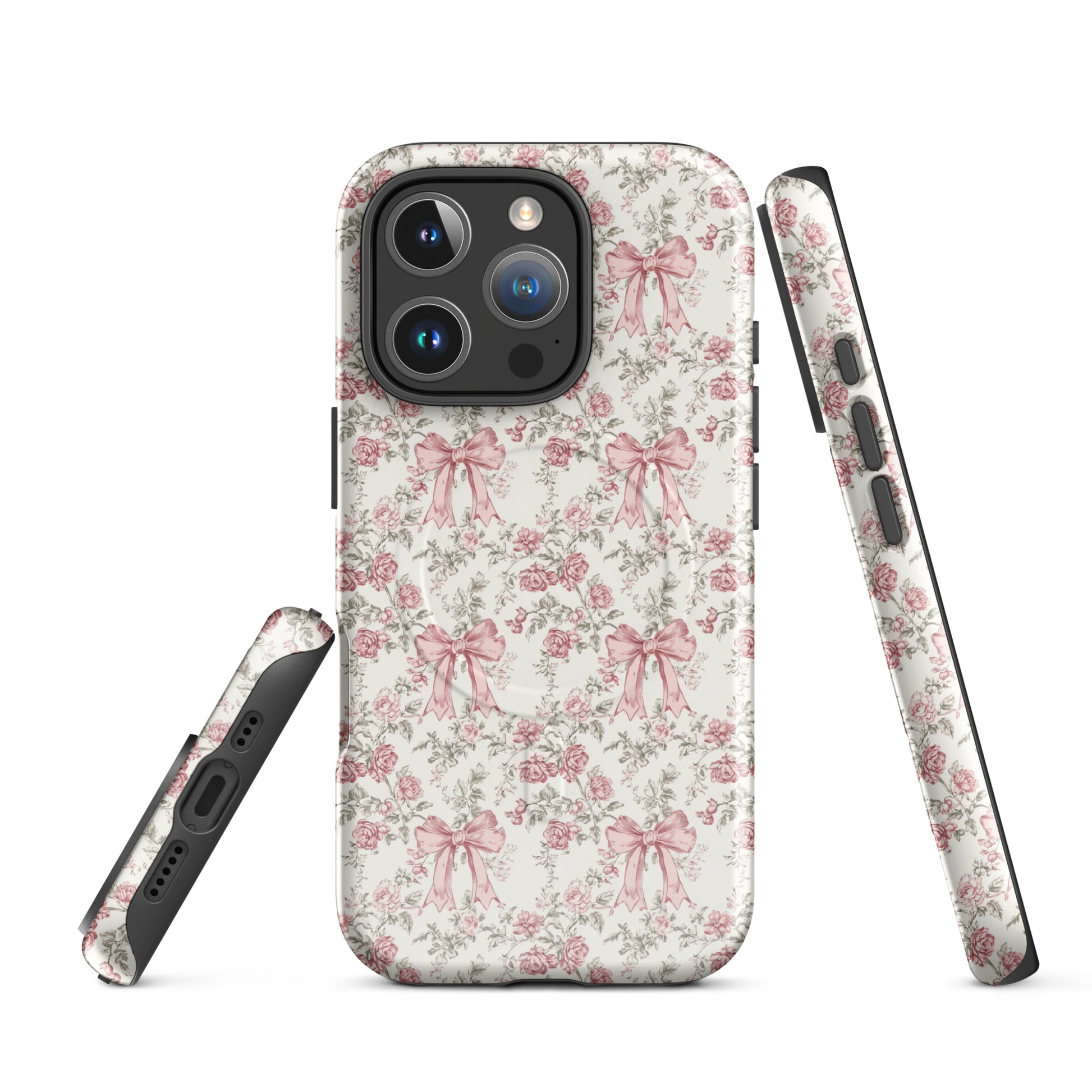 Bows & Blooms MagSafe® tough case for iPhone® - Sorelle Gifts