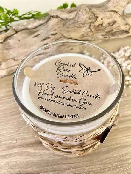 Natural Rattan Wrap Candle - Eco-Friendly Home Decor Essential